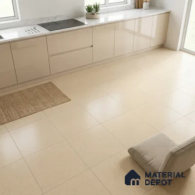 Stone Floor Tile TL 10488 D Dense Sahara 2 ft x 2 ft Matte Finish Anti Skid Outdoor Parking Vitrified Tile - 16 mm  | Suitable for Parking, Balcony, Terrace & Coutyard