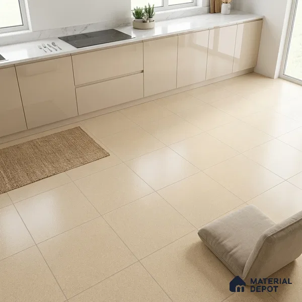 Stone Floor Tile TL 10488 D Dense Sahara 2 ft x 2 ft Matte Finish Anti Skid Outdoor Parking Vitrified Tile - 16 mm | Suitable for Parking, Balcony, Terrace & Coutyard