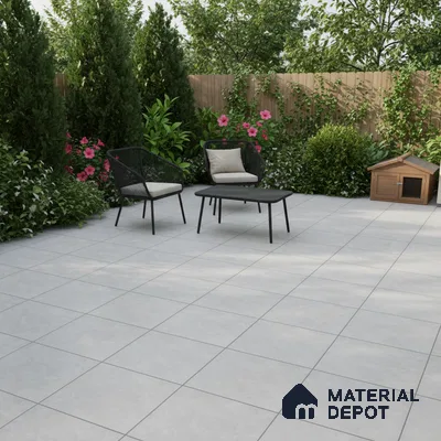 Stone Floor Tile   TL 10490  16 inch x 16 inch Vitrified Matte Finish -12 mm | Suitable for Parking, Balcony & Terrace | Pattern Alignment May Vary | 2-3 mm Spacer is Mandatory