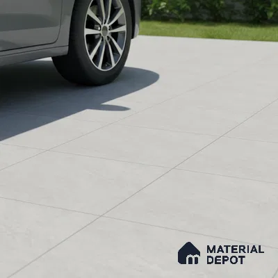 Stone Floor Tile   TL 10490  16 inch x 16 inch Vitrified Matte Finish -12 mm | Suitable for Parking, Balcony & Terrace | Pattern Alignment May Vary | 2-3 mm Spacer is Mandatory
