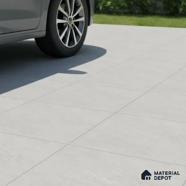 Stone Floor Tile   TL 10490  16 inch x 16 inch Vitrified Matte Finish -12 mm | Suitable for Parking, Balcony & Terrace | Pattern Alignment May Vary | 2-3 mm Spacer is Mandatory