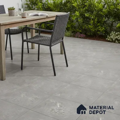 Stone Floor Tile   TL 10500  16 inch x 16 inch Vitrified Matte Finish -12 mm | Suitable for Parking, Balcony & Terrace | Pattern Alignment May Vary | 2-3 mm Spacer is Mandatory