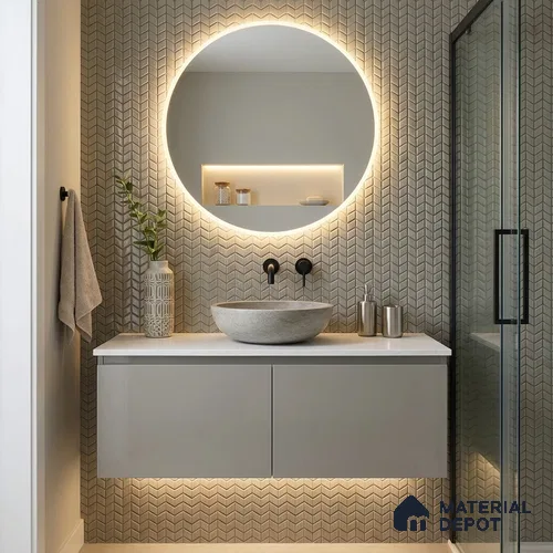 Mosaic Wall Tile TL 10527 B  12.2 in x 12.2 in Ceramic Matte Finish - 7 mm