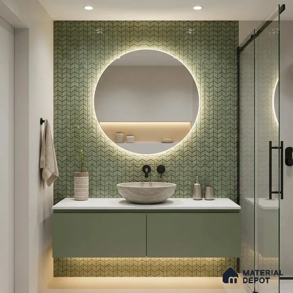 Mosaic Wall Tile TL 10527 C  12.2 in x 12.2 in Ceramic Matte Finish - 7 mm