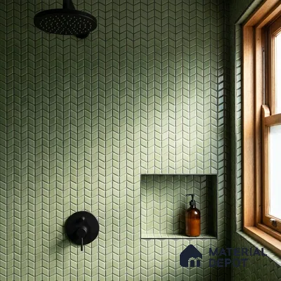 Mosaic Wall Tile TL 10527 C  12.2 in x 12.2 in Ceramic Matte Finish - 7 mm