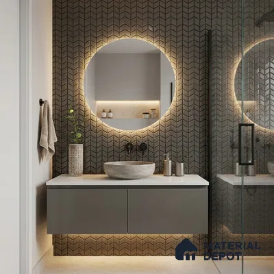 Mosaic Wall Tile TL 10527 D  12.2 in x 12.2 in Ceramic Matte Finish - 7 mm