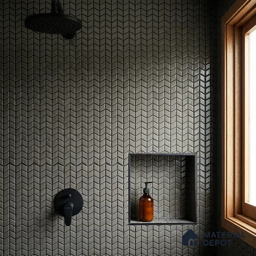 Mosaic Wall Tile TL 10527 D  12.2 in x 12.2 in Ceramic Matte Finish - 7 mm