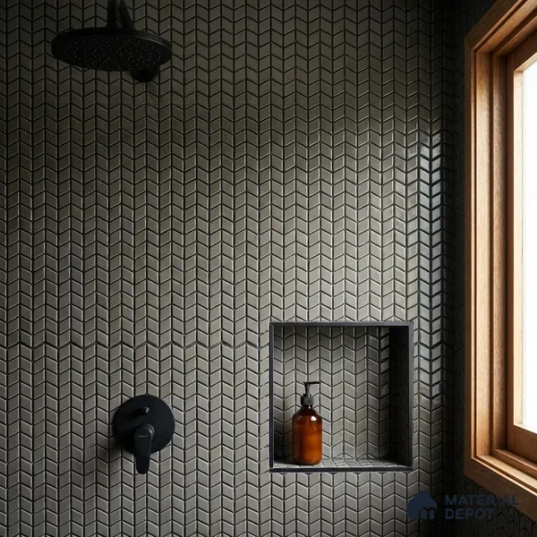 Mosaic Wall Tile TL 10527 D 12.2 in x 12.2 in Ceramic Matte Finish - 7 mm