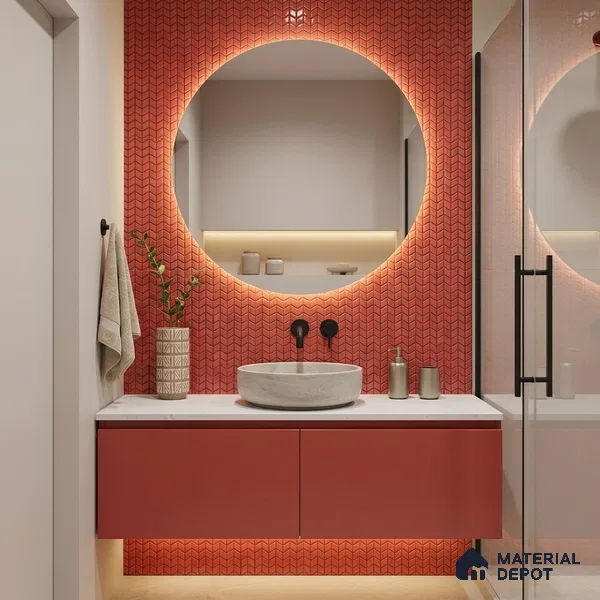 Mosaic Wall Tile TL 10527 E  12.2 in x 12.2 in Ceramic Matte Finish - 7 mm