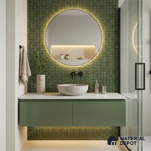Mosaic Wall Tile TL 10527 F  12.2 in x 12.2 in Ceramic Matte Finish - 7 mm