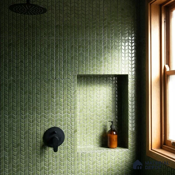 Mosaic Wall Tile TL 10527 F  12.2 in x 12.2 in Ceramic Matte Finish - 7 mm