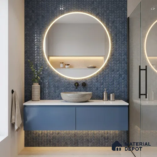 Mosaic Wall Tile TL 10527 G 12.2 in x 12.2 in Ceramic Matte Finish - 7 mm