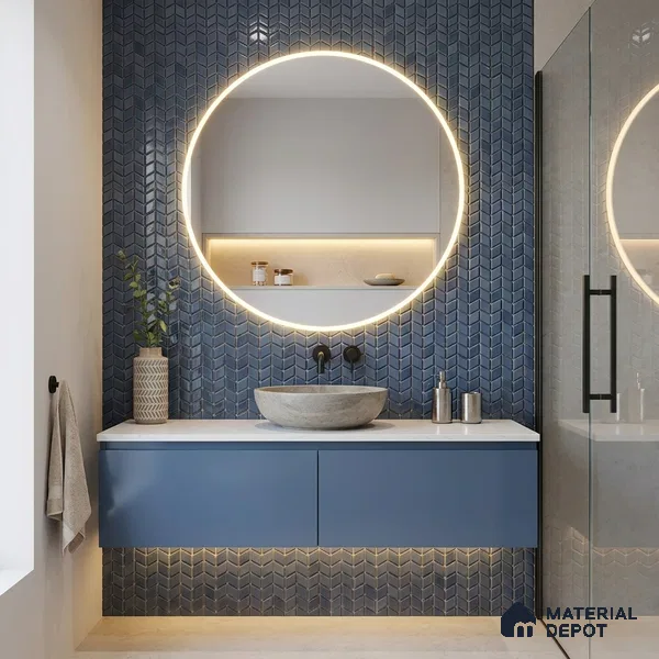 Mosaic Wall Tile TL 10527 G  12.2 in x 12.2 in Ceramic Matte Finish - 7 mm