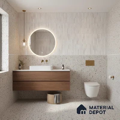 Faux Subway Kitkat Look Wall Tile TL 10532 B Ulrich Onyx HL 1 2 ft x 1 ft Glossy Finish Ceramic Tile - 9 mm | Suitable For Kitchen, Bathroom & Dining Area | Please Expect a Slight Variation of Pattern