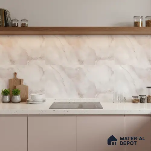 Marble Look Wall Tile TL 10532 Ulrich Onyx 2 ft x 1 ft Glossy Finish Ceramic Tile - 9 mm | Suitable For Bedroom, Bathroom