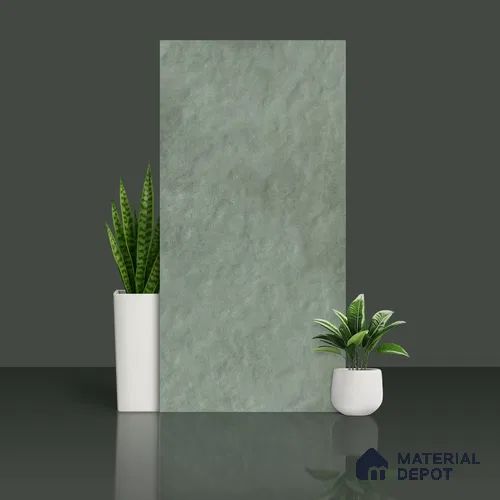 Stone Look Wall & Floor Tile TL 10561 Taco Verde 4 ft x 2 ft Matte Finish Vitrified Tile - 9 mm | Suitable For living Room, Bedroom, Bathroom | Random Designs