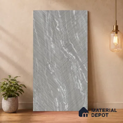 Punch Wall & Floor Tile TL 10569 B 4 ft x 2 ft Grey Vitrified Matte Finish Tile - 9 mm | Ideal for Living Room,Bedroom,Bathroom,Kitchen