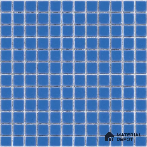 Mosaic Floor & Wall Tile TL 10676 C | 317.6 x 317.6 mm (Chip Size 25x25 mm) Glossy Finish Glass Tile - 5 mm | Suitable For Outdoor, Swimming Pool Area