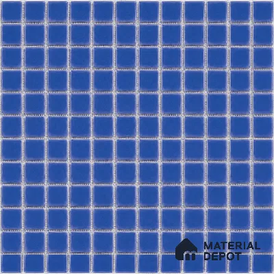 Swimming Pool Mosaic Tile TL 10676 D | 317.6 x 317.6 mm (Chip Size 25x25 mm) Glossy Finish Glass Tile - 5 mm | Suitable For Bathroom, Pool, Kitchen