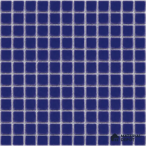 Swimming Pool Mosaic Tile TL 10676 F | 317.6 x 317.6 mm (Chip Size 25x25 mm) Glossy Finish Glass Tile - 5 mm | Suitable For Bathroom, Pool, Kitchen