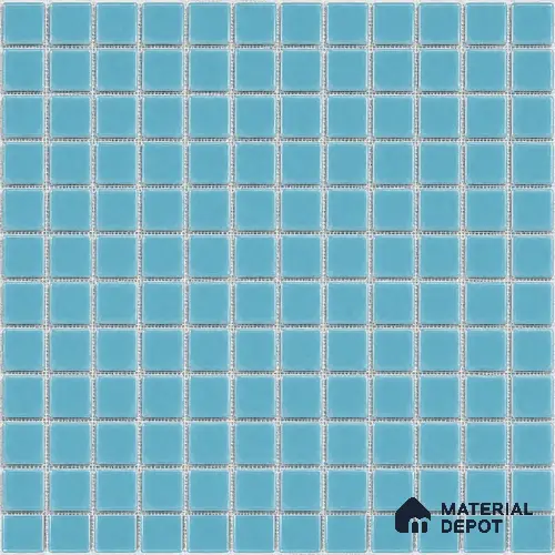 Mosaic Floor & Wall Tile TL 10676 I | 317.6 x 317.6 mm (Chip Size 25x25 mm) Glossy Finish Glass Tile - 5 mm | Suitable For Outdoor, Swimming Pool Area