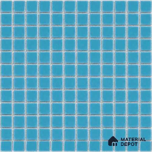 Mosaic Floor & Wall Tile TL 10676 J | 317.6 x 317.6 mm (Chip Size 25x25 mm) Glossy Finish Glass Tile - 5 mm | Suitable For Outdoor, Swimming Pool Area