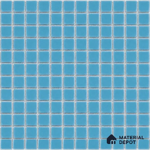 Mosaic Floor & Wall Tile TL 10676 K | 317.6 x 317.6 mm (Chip Size 25x25 mm) Glossy Finish Glass Tile - 5 mm | Suitable For Outdoor, Swimming Pool Area
