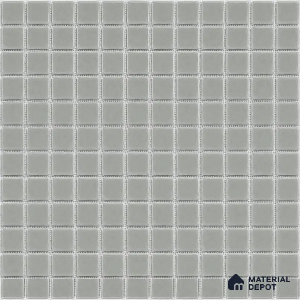 Swimming Pool Mosaic Tile TL 10677 B | 317.6 x 317.6 mm (Chip Size 25x25 mm) Glossy Finish Glass Tile - 5 mm | Suitable For Bathroom, Pool, Kitchen