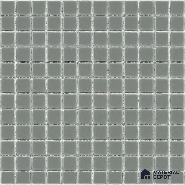 Swimming Pool Mosaic Tile TL 10677 C | 317.6 x 317.6 mm (Chip Size 25x25 mm) Glossy Finish Glass Tile - 5 mm | Suitable For Bathroom, Pool, Kitchen