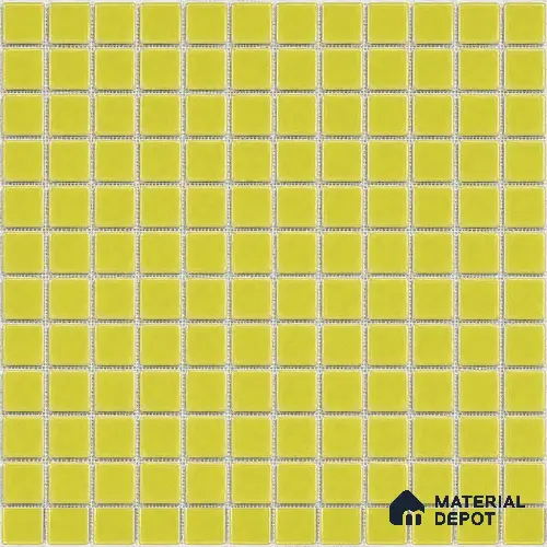 Mosaic Floor & Wall Tile TL 10679 B | 317.6 x 317.6 mm (Chip Size 25x25 mm) Glossy Finish Glass Tile - 5 mm | Suitable For Outdoor, Swimming Pool Area