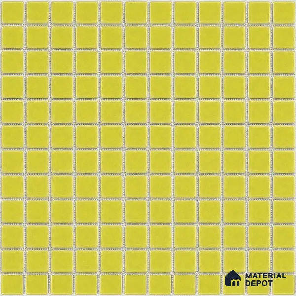 Mosaic Floor & Wall Tile TL 10679 B | 317.6 x 317.6 mm (Chip Size 25x25 mm) Glossy Finish Glass Tile - 5 mm | Suitable For Outdoor, Swimming Pool Area