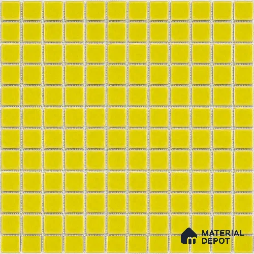 Mosaic Floor & Wall Tile TL 10679 C | 317.6 x 317.6 mm (Chip Size 25x25 mm) Glossy Finish Glass Tile - 5 mm | Suitable For Outdoor, Swimming Pool Area
