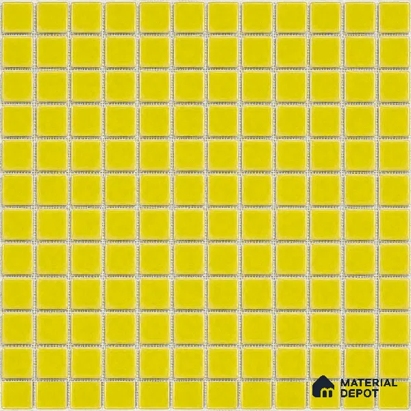 Mosaic Floor & Wall Tile TL 10679 C | 317.6 x 317.6 mm (Chip Size 25x25 mm) Glossy Finish Glass Tile - 5 mm | Suitable For Outdoor, Swimming Pool Area