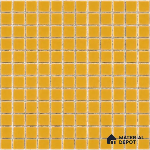 Mosaic Floor & Wall Tile TL 10679 E | 317.6 x 317.6 mm (Chip Size 25x25 mm) Glossy Finish Glass Tile - 5 mm | Suitable For Outdoor, Swimming Pool Area