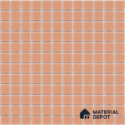 Swimming Pool Mosaic Tile TL 10680 D | 317.6 x 317.6 mm (Chip Size 25x25 mm) Glossy Finish Glass Tile - 5 mm | Suitable For Bathroom, Pool, Kitchen