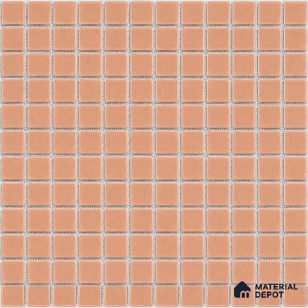 Swimming Pool Mosaic Tile TL 10680 D | 317.6 x 317.6 mm (Chip Size 25x25 mm) Glossy Finish Glass Tile - 5 mm | Suitable For Bathroom, Pool, Kitchen