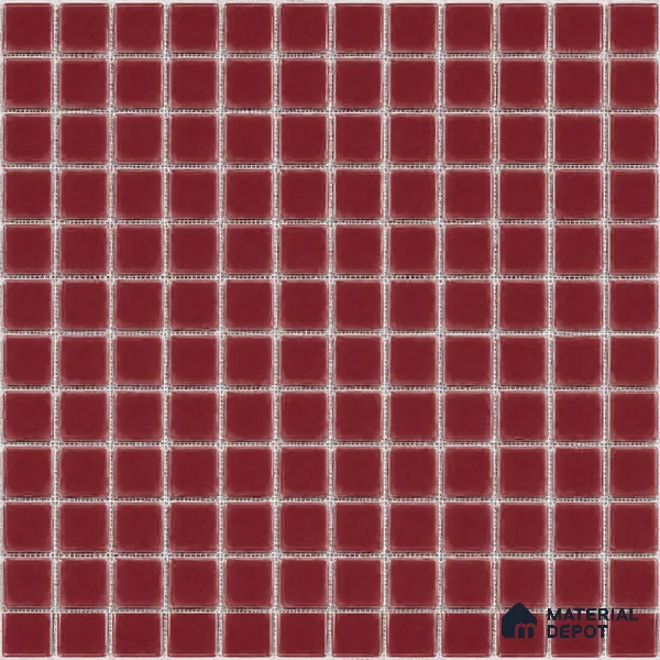 Swimming Pool Mosaic Tile TL 10681 B | 317.6 x 317.6 mm (Chip Size 25x25 mm) Glossy Finish Glass Tile - 5 mm | Suitable For Bathroom, Pool, Kitchen