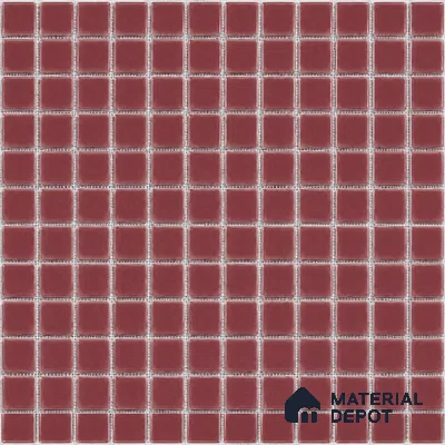 Swimming Pool Mosaic Tile TL 10681 | 317.6 x 317.6 mm (Chip Size 25x25 mm) Glossy Finish Glass Tile - 5 mm | Suitable For Bathroom, Pool, Kitchen