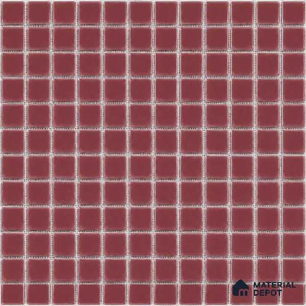 Swimming Pool Mosaic Tile TL 10681 | 317.6 x 317.6 mm (Chip Size 25x25 mm) Glossy Finish Glass Tile - 5 mm | Suitable For Bathroom, Pool, Kitchen