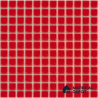 Swimming Pool Mosaic Tile TL 10682 B | 317.6 x 317.6 mm (Chip Size 25x25 mm) Glossy Finish Glass Tile - 5 mm | Suitable For Bathroom, Pool, Kitchen