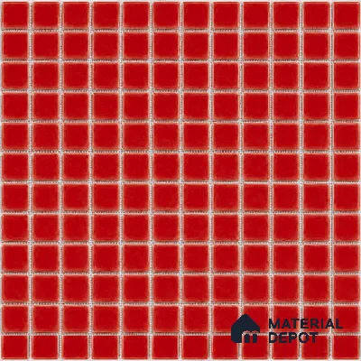 Swimming Pool Mosaic Tile TL 10682 C | 317.6 x 317.6 mm (Chip Size 25x25 mm) Glossy Finish Glass Tile - 5 mm | Suitable For Bathroom, Pool, Kitchen