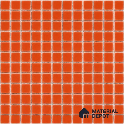 Swimming Pool Mosaic Tile TL 10682 | 317.6 x 317.6 mm (Chip Size 25x25 mm) Glossy Finish Glass Tile - 5 mm | Suitable For Bathroom, Pool, Kitchen