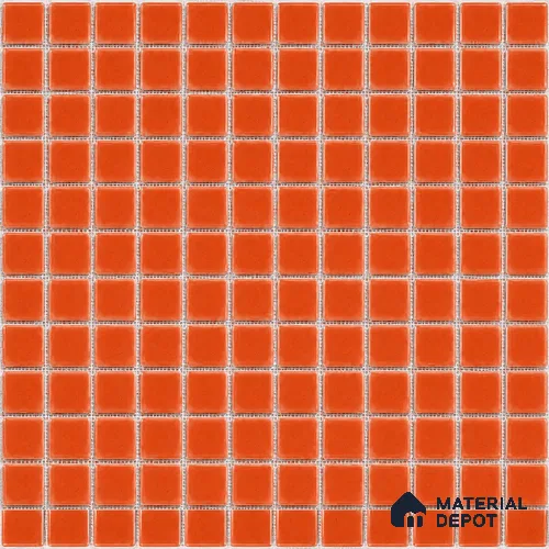 Mosaic Floor & Wall Tile TL 10682 | 317.6 x 317.6 mm (Chip Size 25x25 mm) Glossy Finish Glass Tile - 5 mm | Suitable For Outdoor, Swimming Pool Area