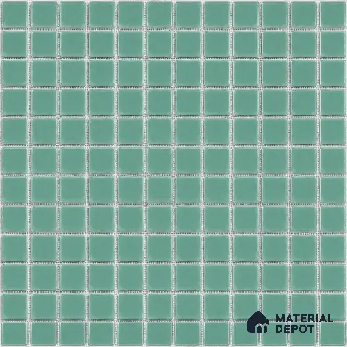 Mosaic Floor & Wall Tile TL 10683 | 317.6 x 317.6 mm (Chip Size 25x25 mm) Glossy Finish Glass Tile - 5 mm | Suitable For Outdoor, Swimming Pool Area