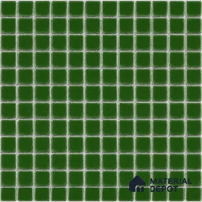 Mosaic Floor & Wall Tile TL 10684 C | 317.6 x 317.6 mm (Chip Size 25x25 mm) Glossy Finish Glass Tile - 5 mm | Suitable For Outdoor, Swimming Pool Area