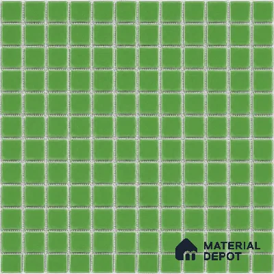 Swimming Pool Mosaic Tile TL 10684 | 317.6 x 317.6 mm (Chip Size 25x25 mm) Glossy Finish Glass Tile - 5 mm | Suitable For Bathroom, Pool, Kitchen