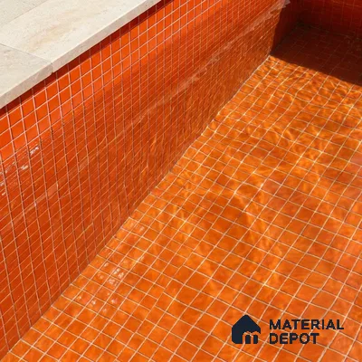 Mosaic Floor & Wall Tile TL 10705 C | 327 x 327 mm (Chip Size 20x20 mm) Glossy Finish Glass Tile - 4 mm | Suitable For Outdoor, Swimming Pool Area
