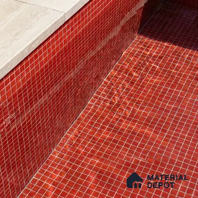 Mosaic Floor & Wall Tile TL 10705 D | 327 x 327 mm (Chip Size 20x20 mm) Glossy Finish Glass Tile - 4 mm | Suitable For Outdoor, Swimming Pool Area