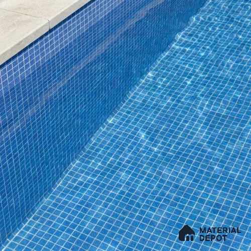 Mosaic Floor & Wall Tile TL 10706 B | 327 x 327 mm (Chip Size 20x20 mm) Glossy Finish Glass Tile - 4 mm | Suitable For Outdoor, Swimming Pool Area