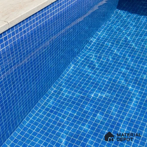 Mosaic Floor & Wall Tile TL 10706 C | 327 x 327 mm (Chip Size 20x20 mm) Glossy Finish Glass Tile - 4 mm | Suitable For Outdoor, Swimming Pool Area
